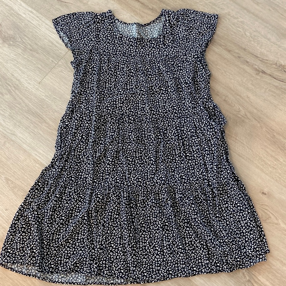 Carly Jean Tiered Ruffle Sleeve Dress